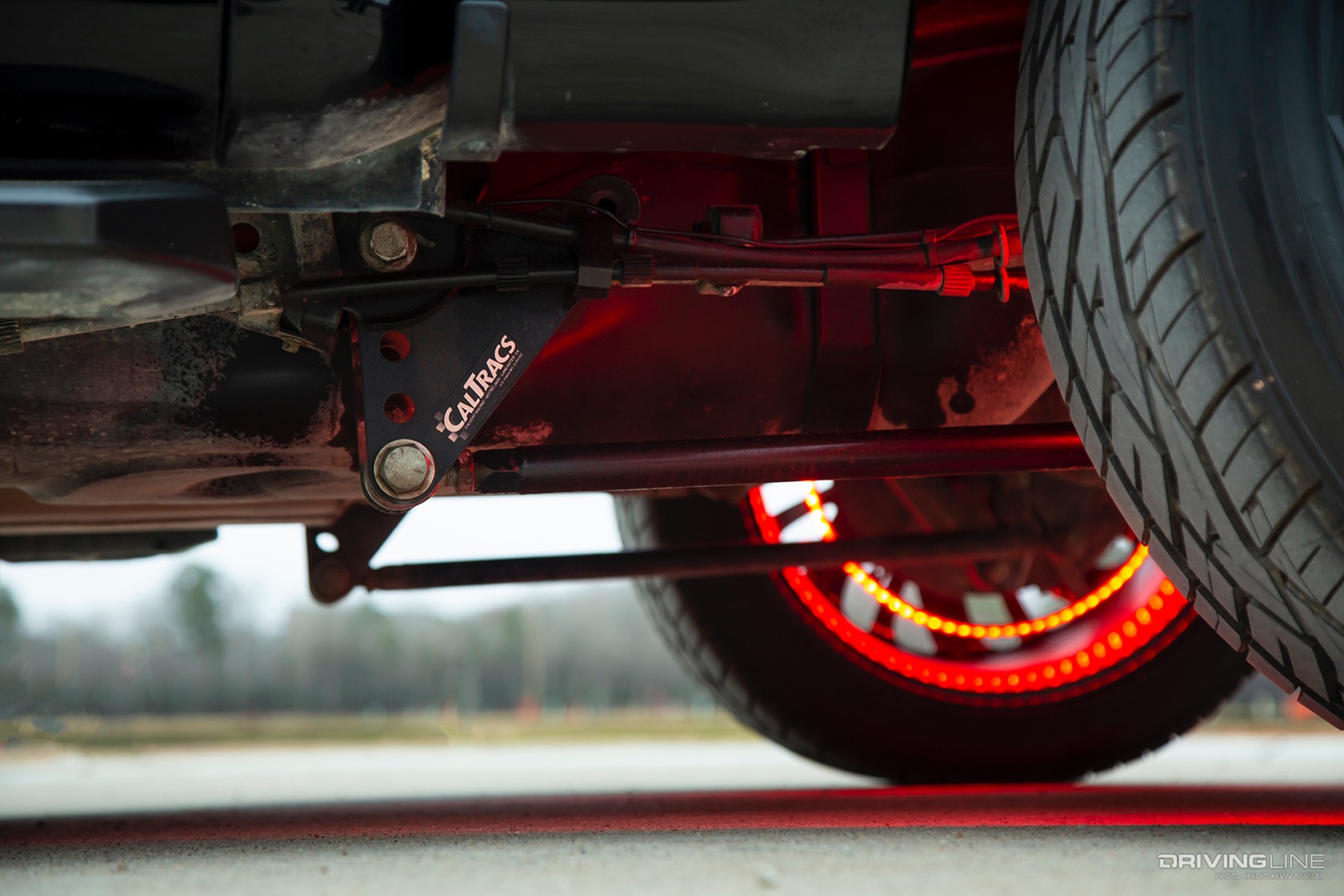 Suspension of Brandt Caloudas' 2017 Ford F150