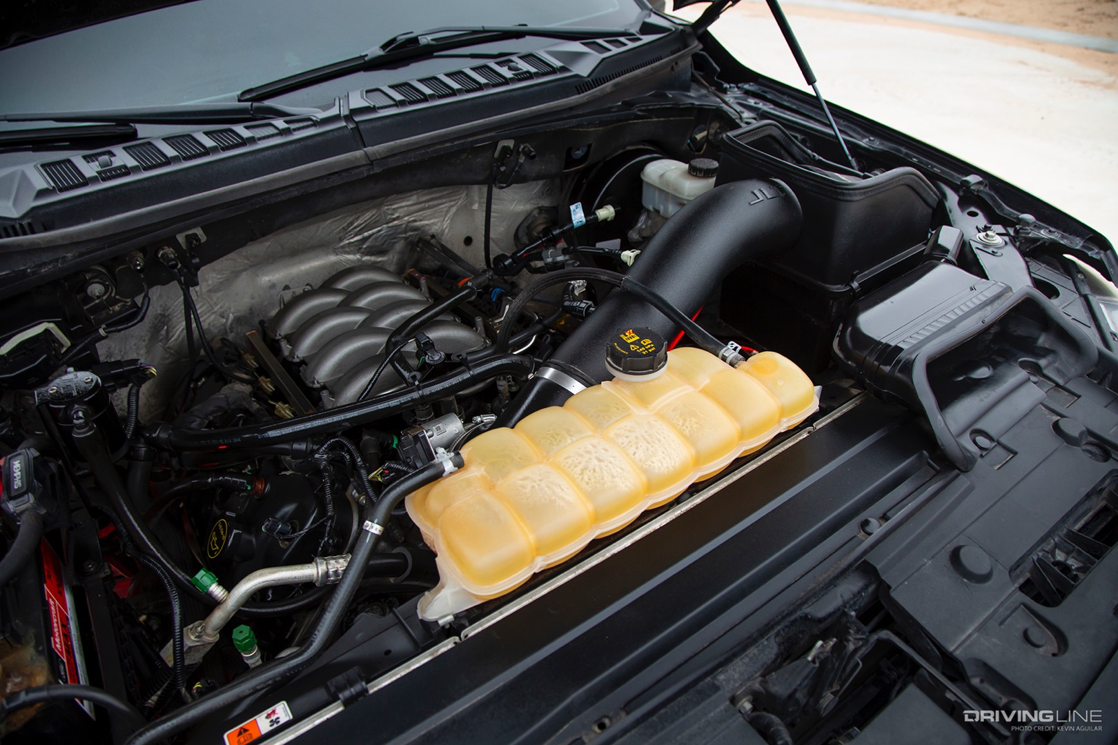 Modified Coyote Engine of Brandt Caloudas' 2017 Ford F150