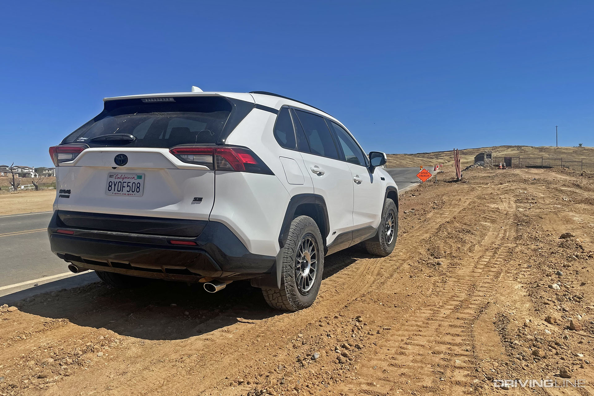 Toyota RAV4 Prime on Nitto Nomad Grappler Rear View