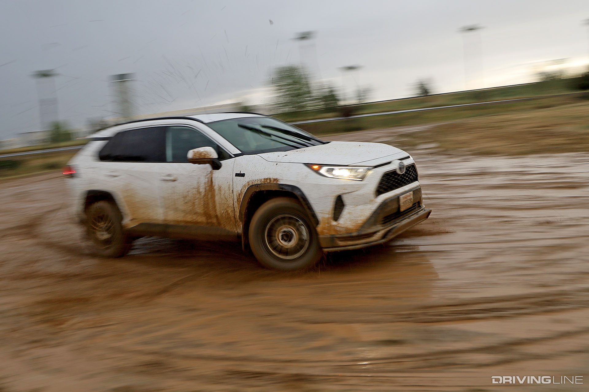 Toyota RAV4 Prime in Mud