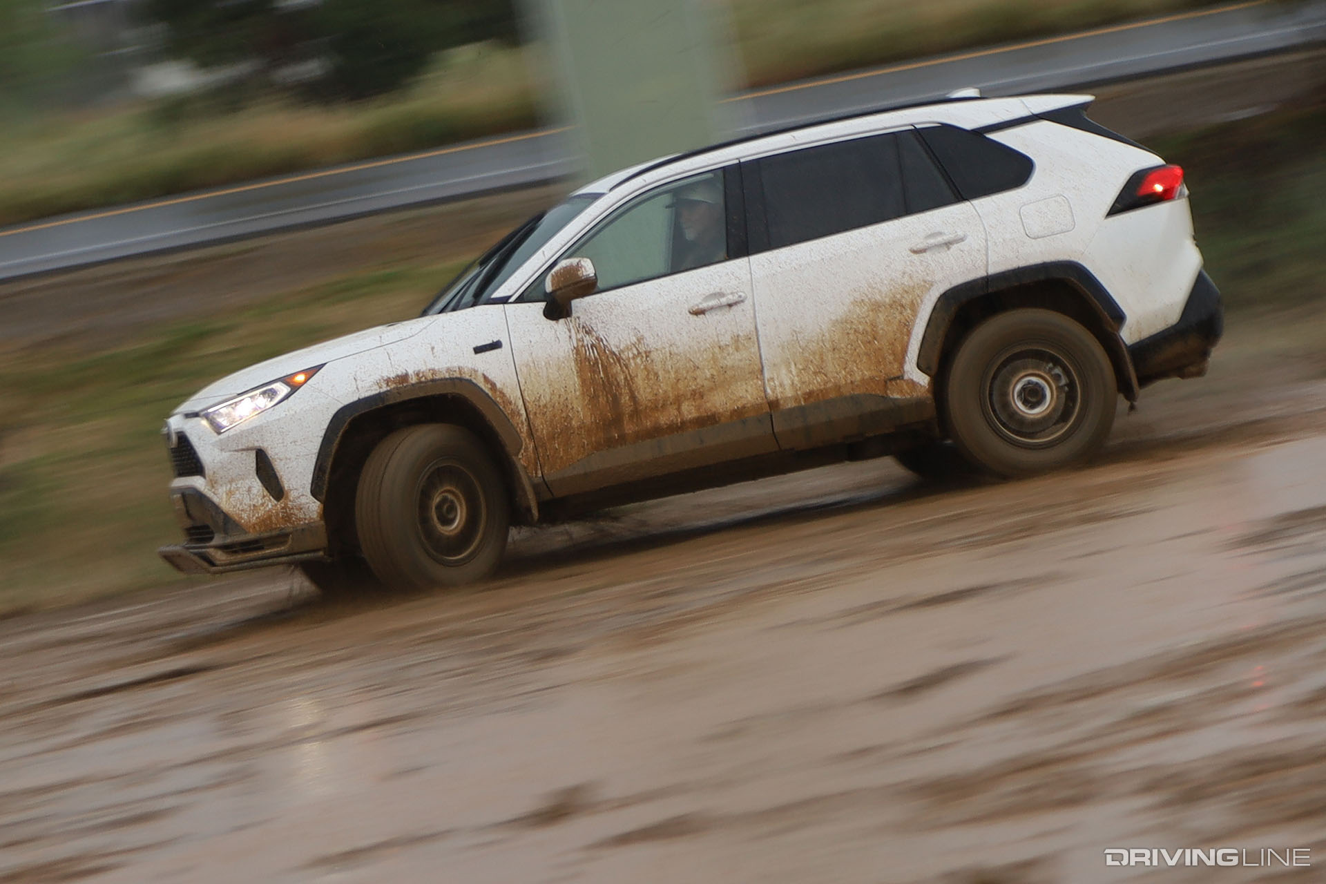 Toyota RAV4 Prime in Mud