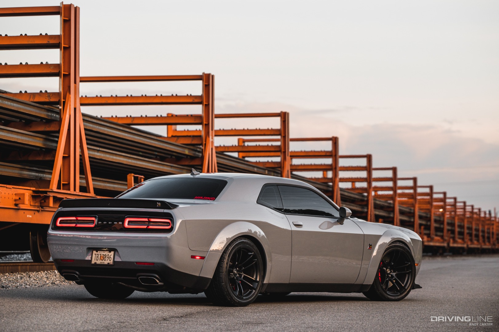Dodge Challenger Scat Pack Widebody rear end