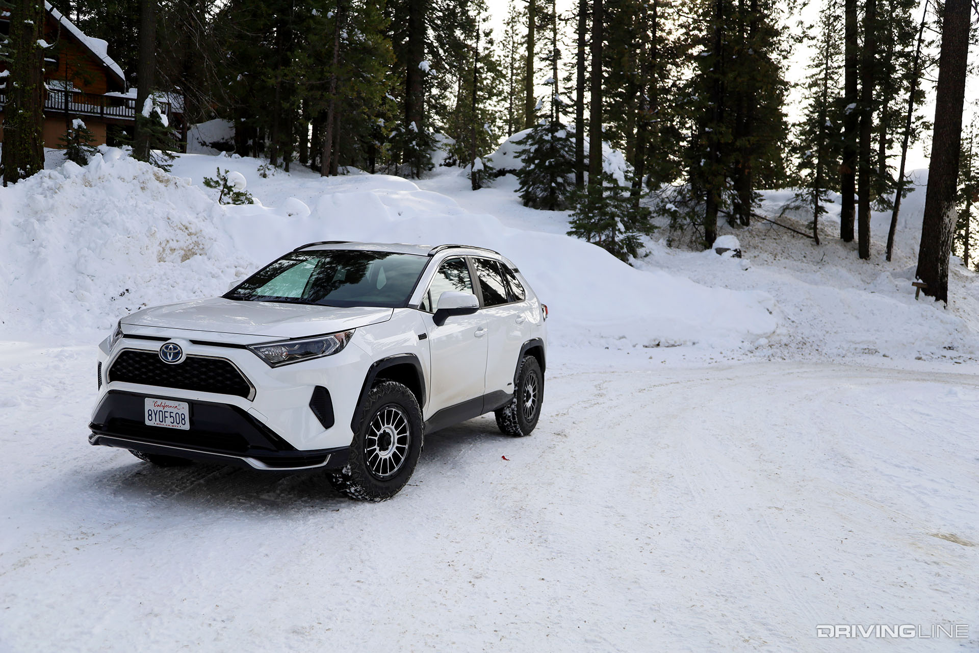 Toyota RAV4 Prime in Snow