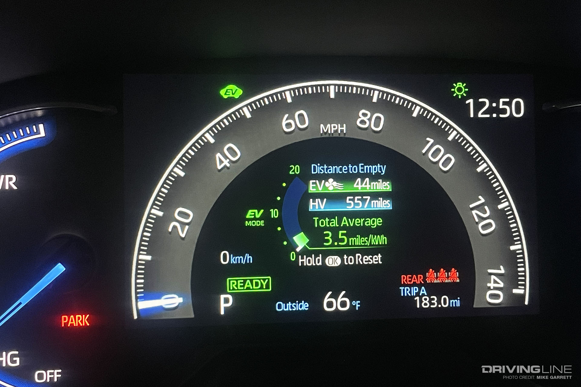 RAV4 Prime EV Driving Range