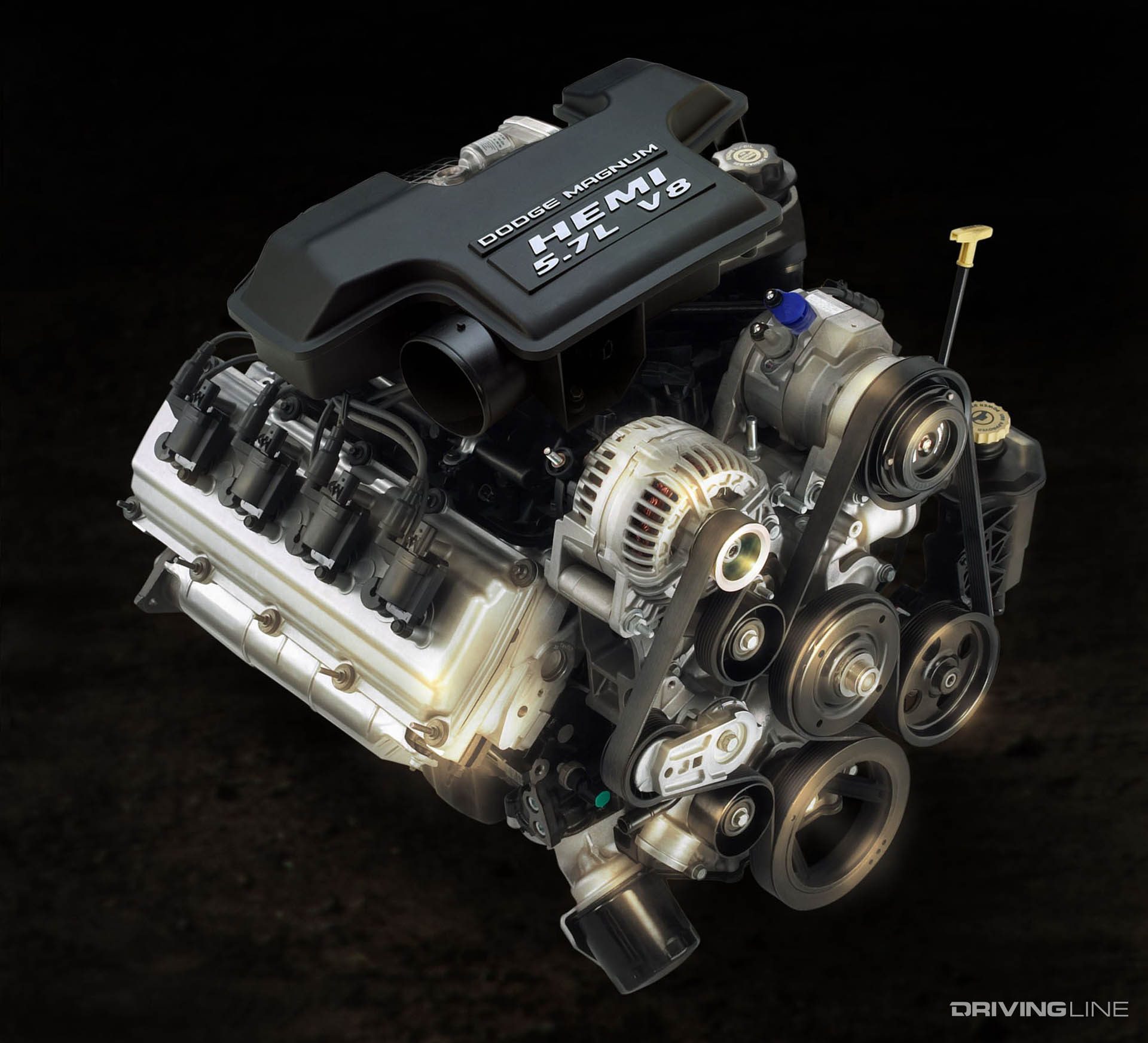 Dodge 5.7 Magnum Hemi V8 Engine