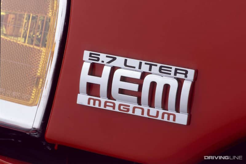 Dodge 5.7 Hemi V8 Badge