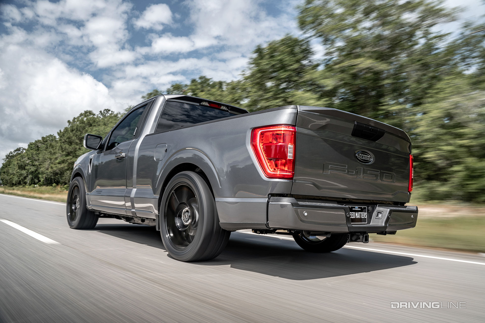 steeda f-150 thunder driving on nitto nt420v tires