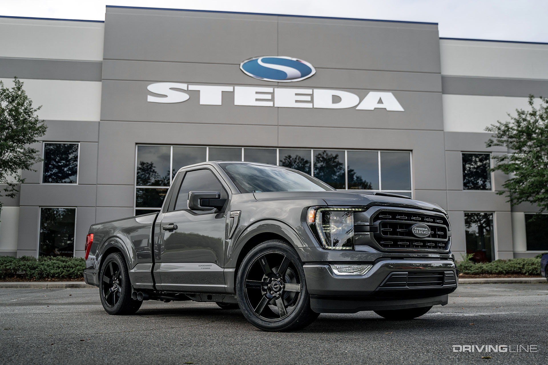 steeda f-150 thunder parked