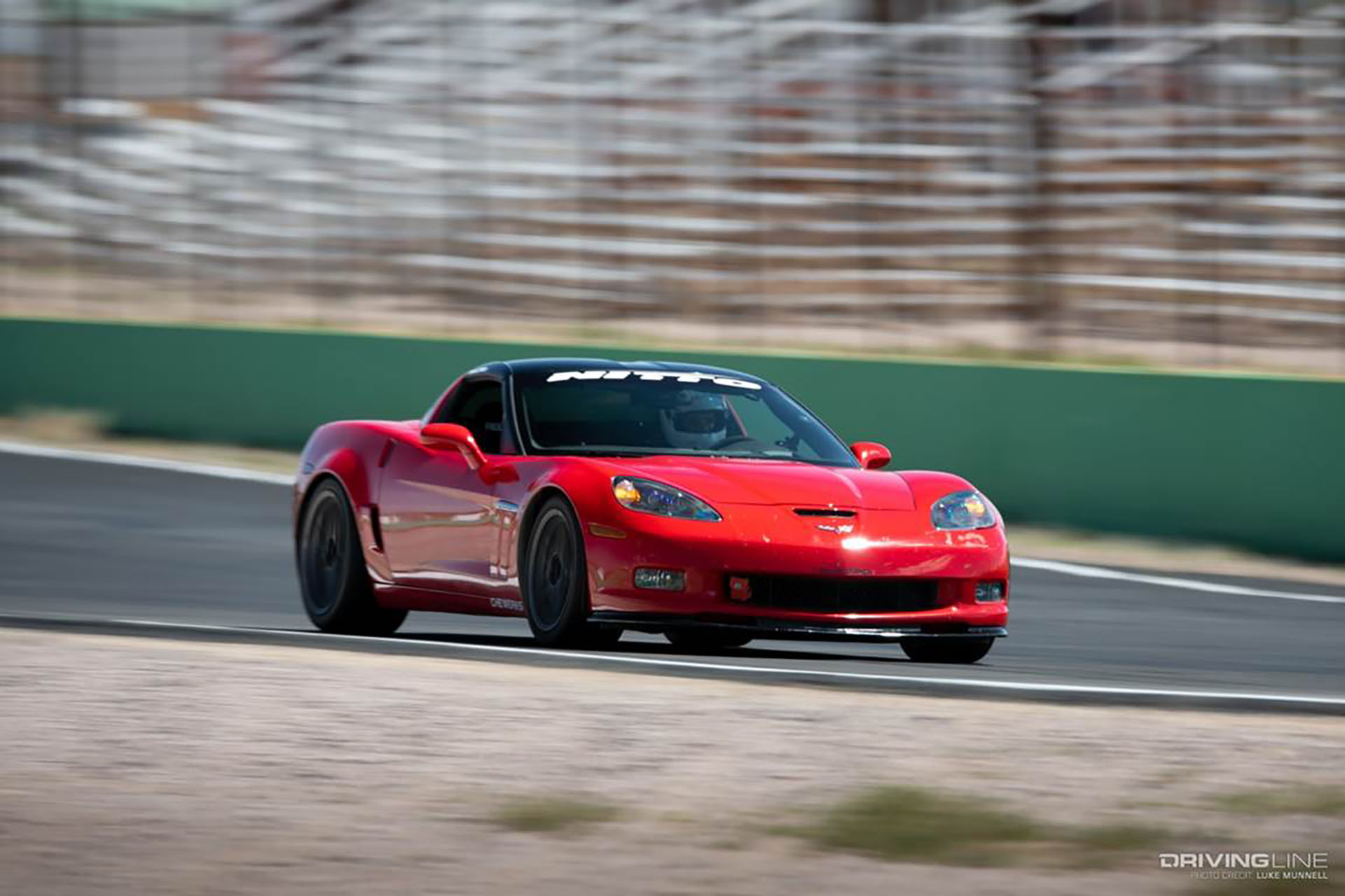 C6 Corvette Grand Sport on Nitto NT01 competition DOT compliant track tires