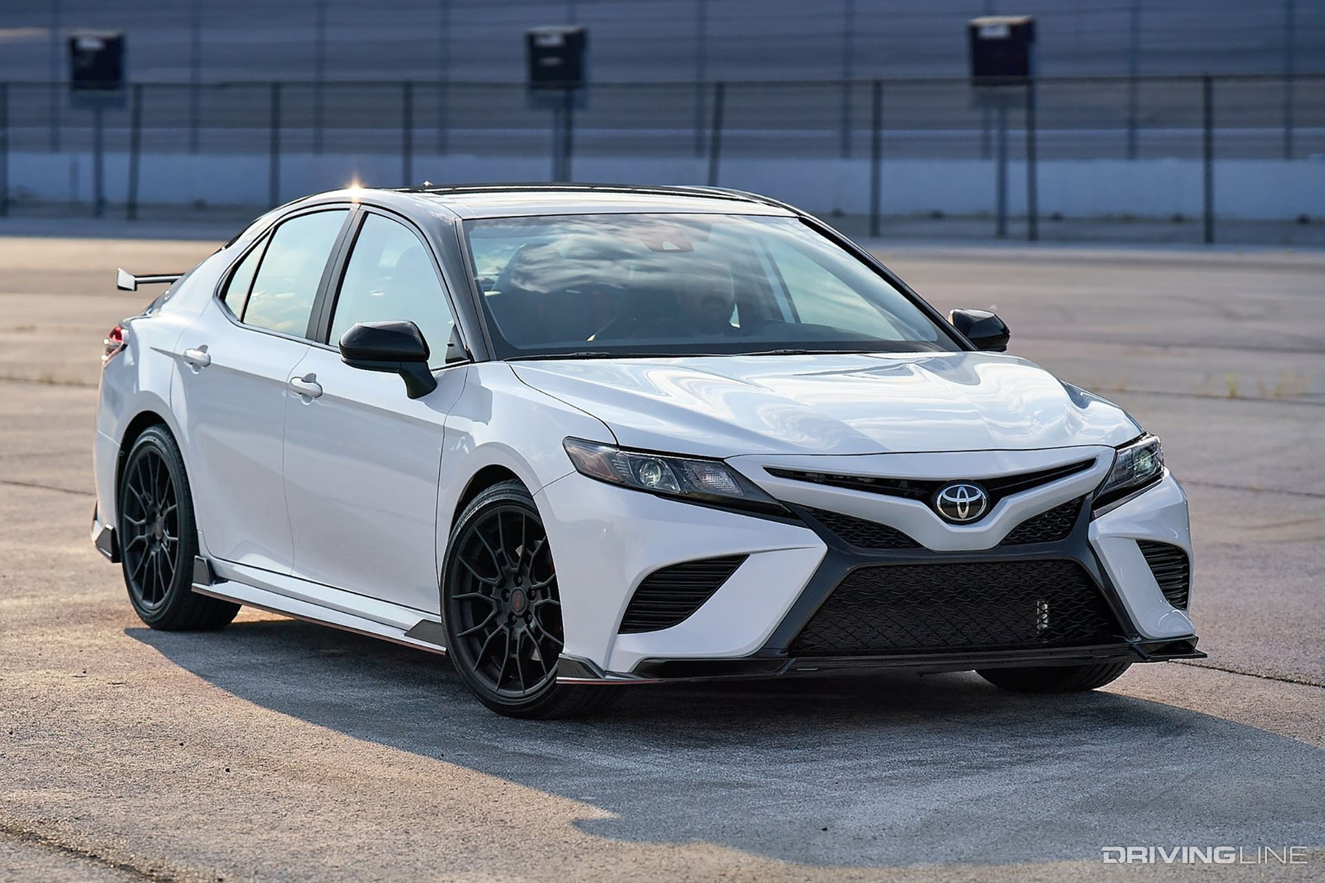 Toyota Camry TRD White Front View