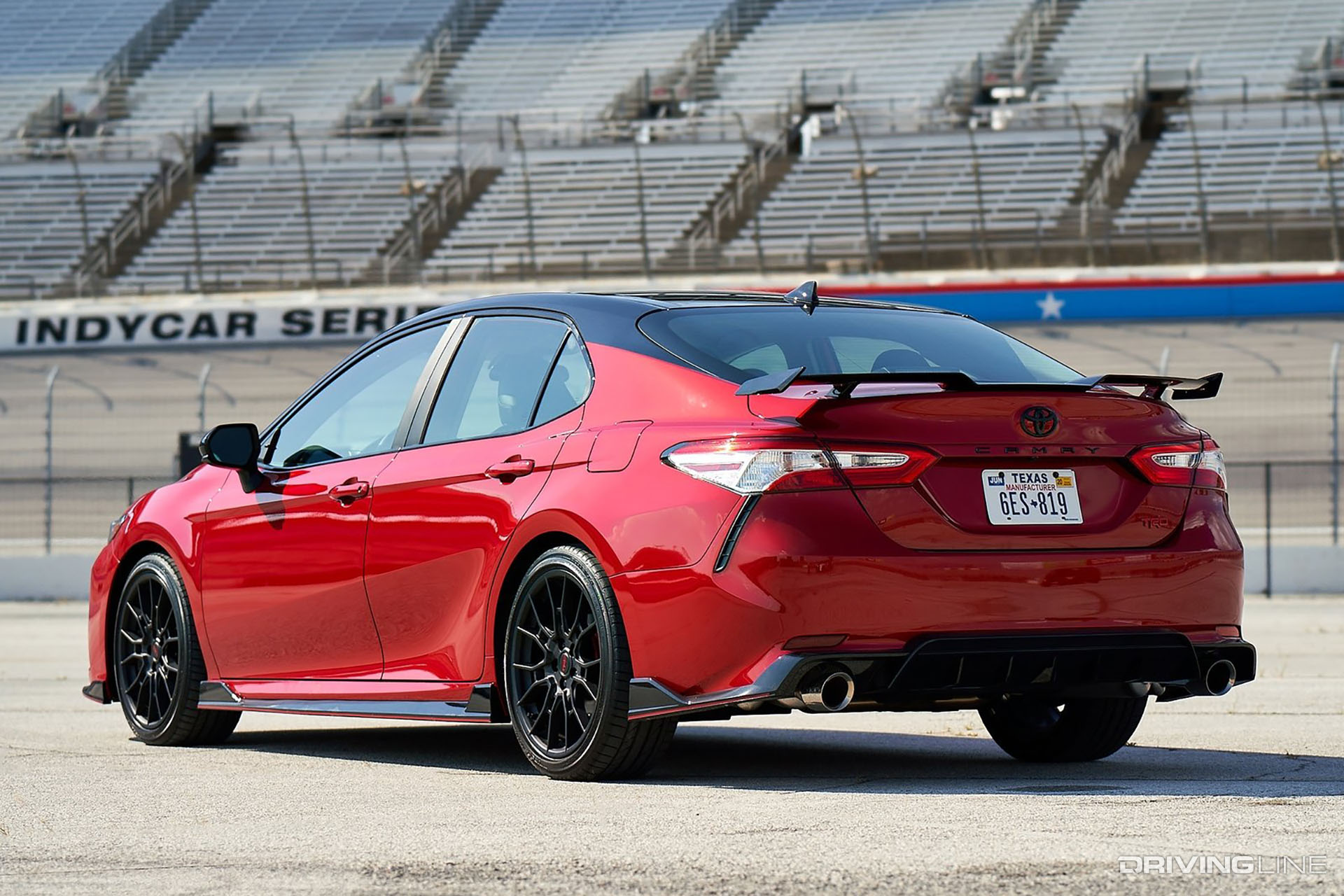Toyota Camry TRD Red Rear View
