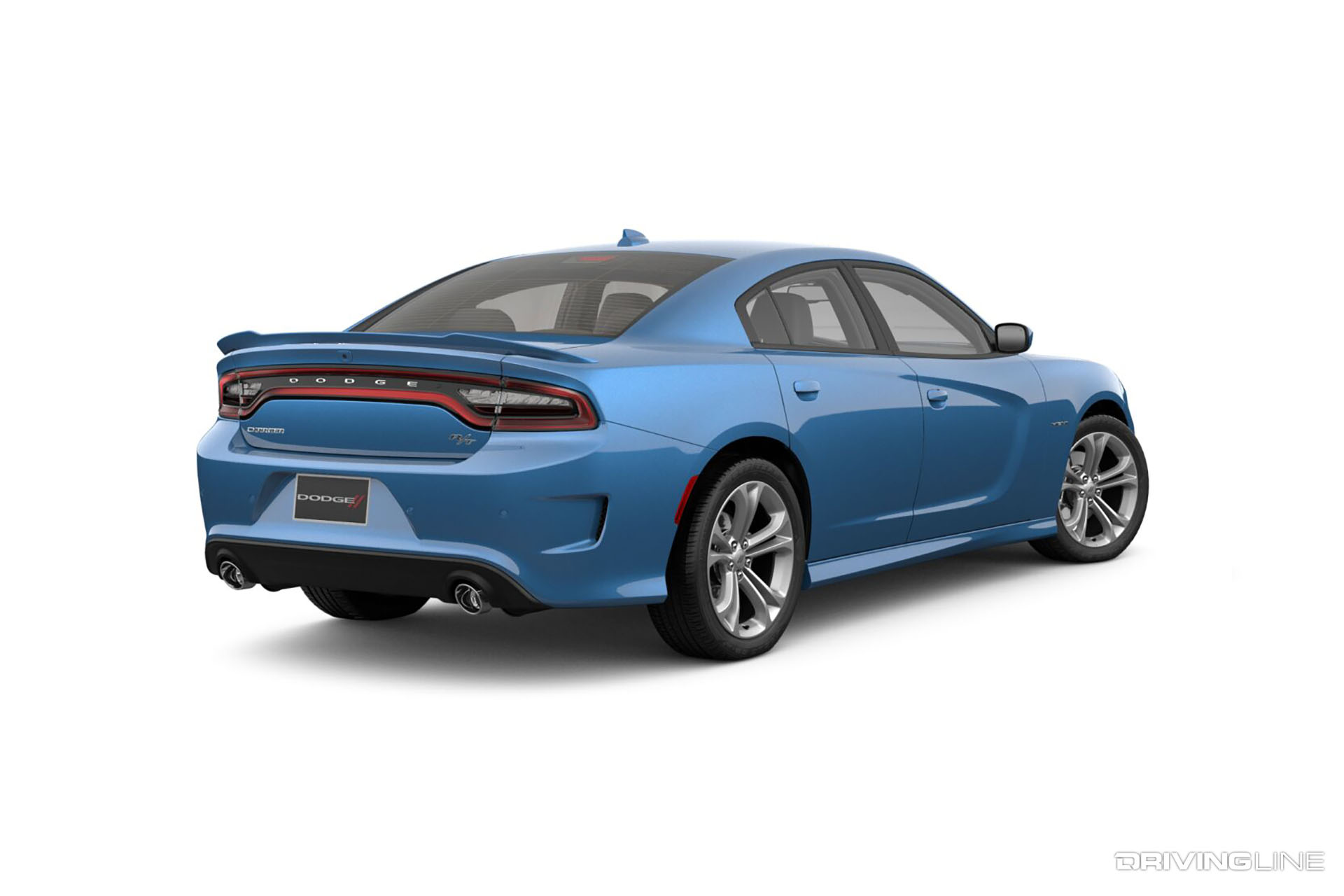 Dodge Charger R/T Blue Rear View