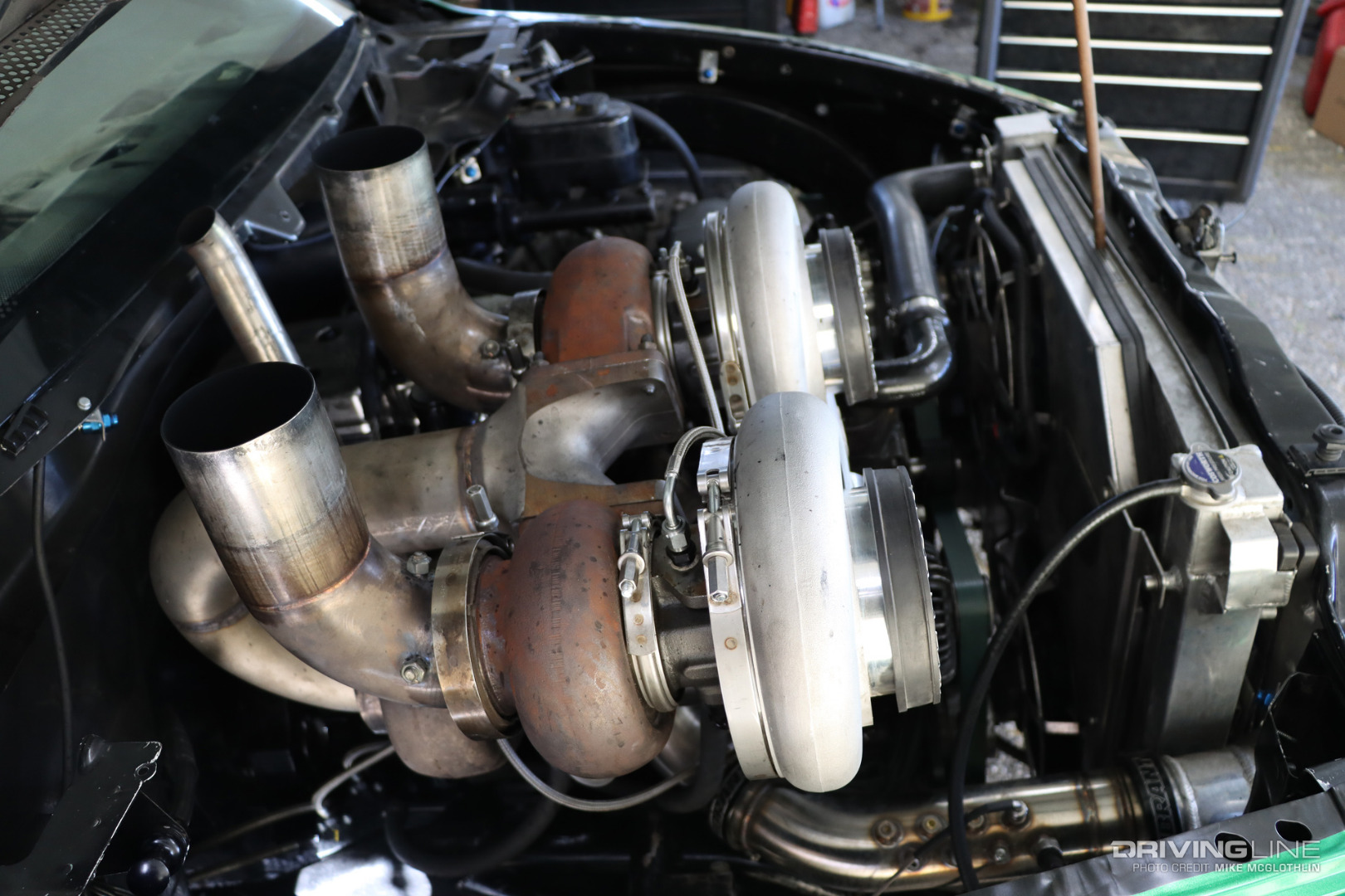 Triple Turbo Cummins Diesel Engine