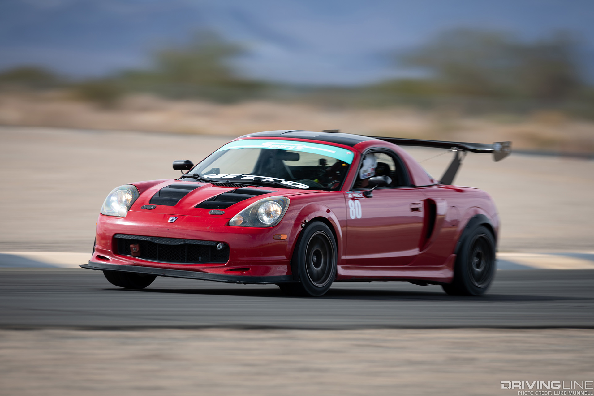 toyota mr-s racing at chuckwalla on nitto nt01 tires