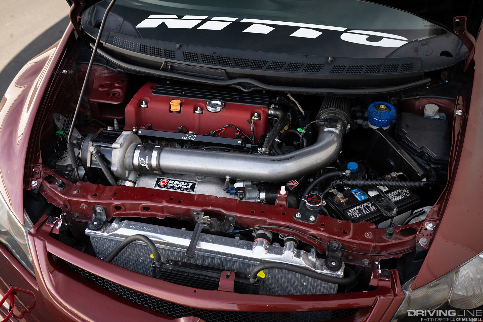 kraftwerks supercharger set to honda civic engine