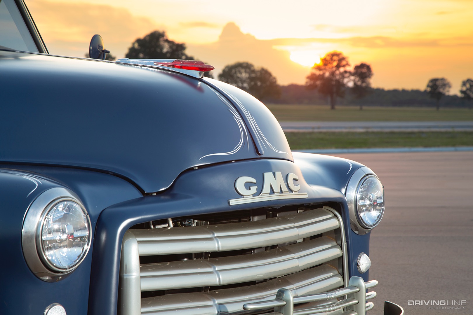 Grille of Clay Herron's '50 Chevy Suburban