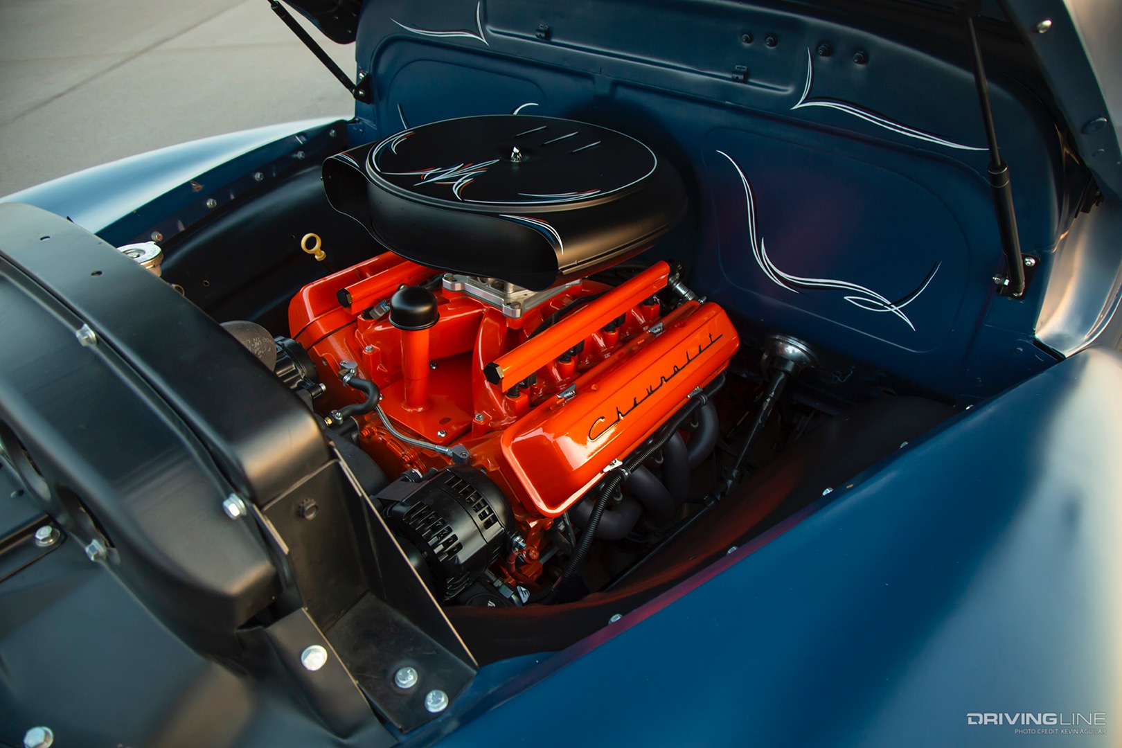 LS3 Crate Engine of Clay Herron's '50 Chevy Suburban