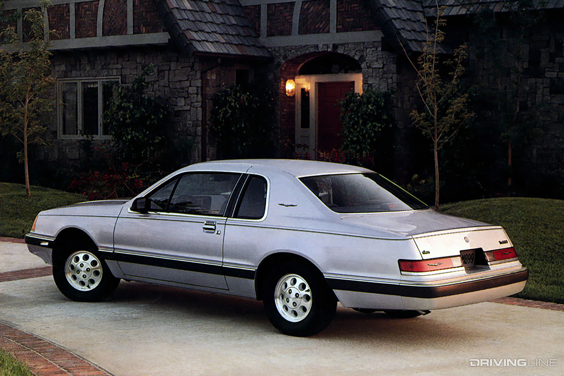 Ford Aero Thunderbird Silver Rear View