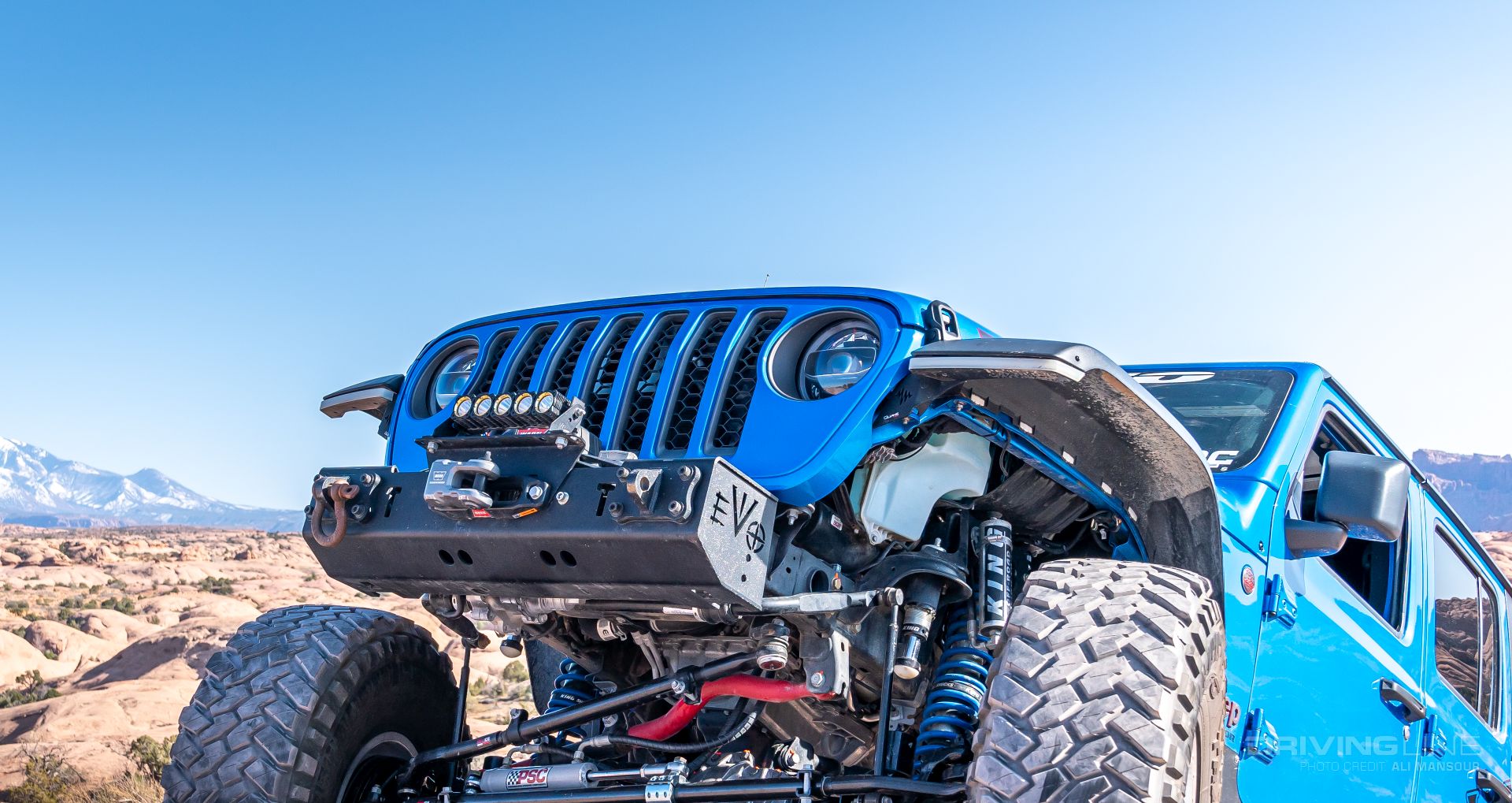 Jeep Gladiator Rubicon on 40s Overland Build with EVO Bumper and Warn winch