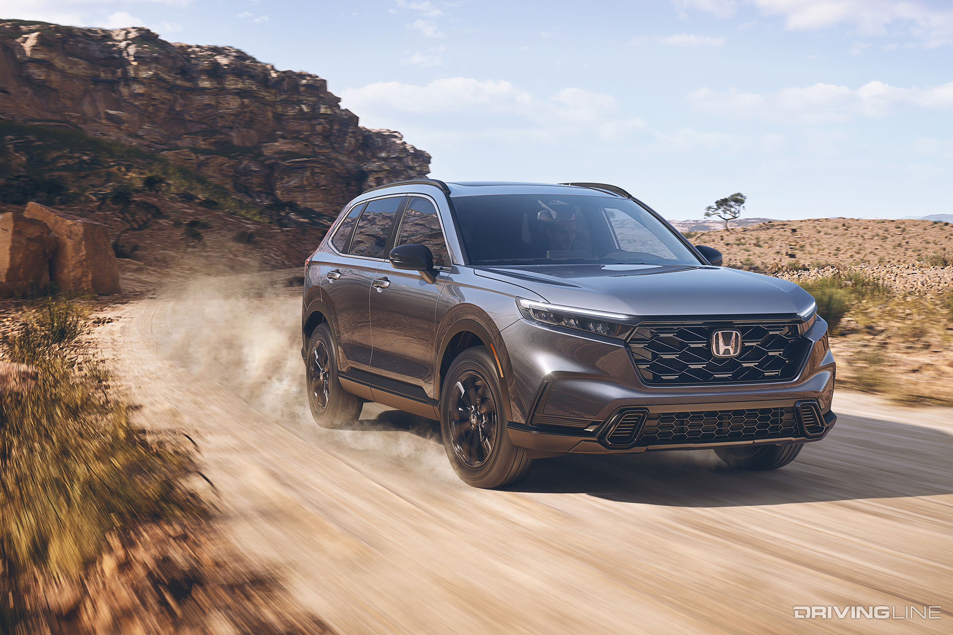 2023 Honda CR-V on Dirt Trail