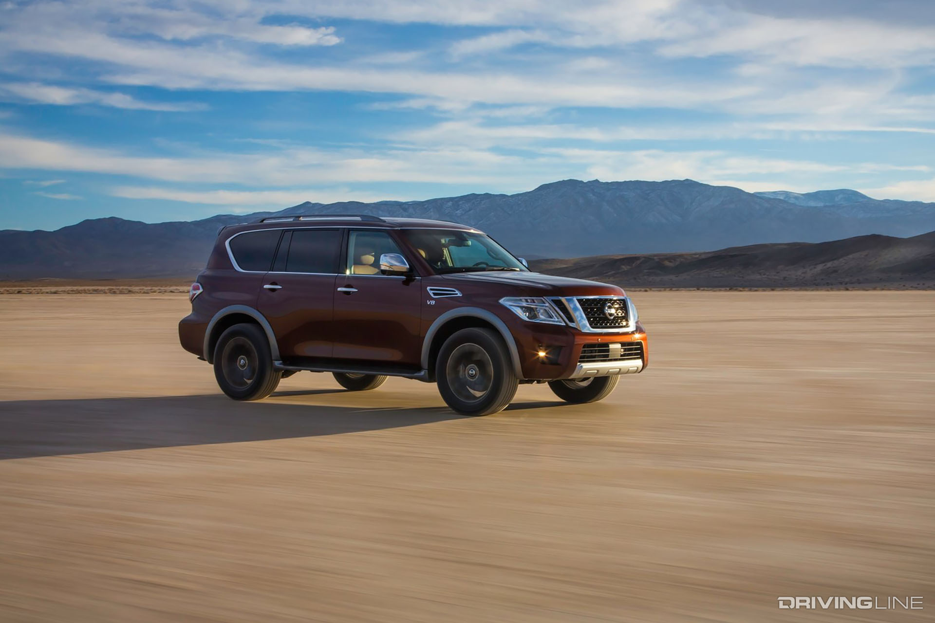 Nissan Armada Driving in Desert