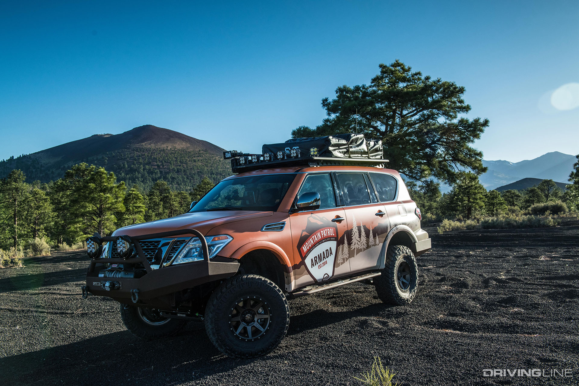 Nissan Armada Mountain Patrol Concept on Nitto Ridge Grappler