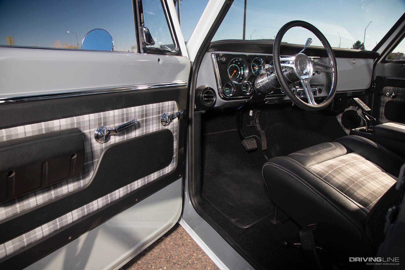 Interior of JD Conder's '72 Chevy Blazer