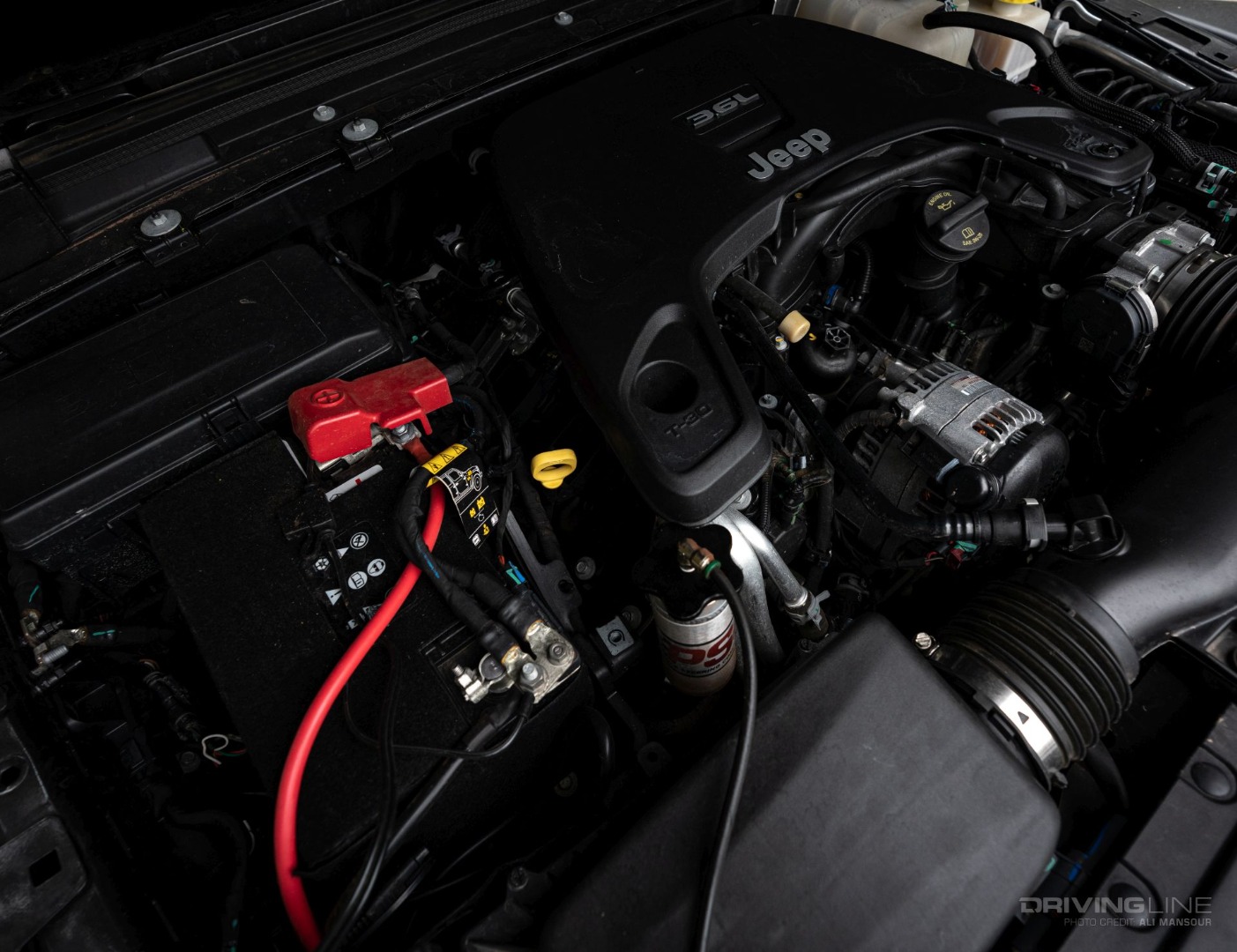 2020 Jeep Gladiator Rubicon engine bay