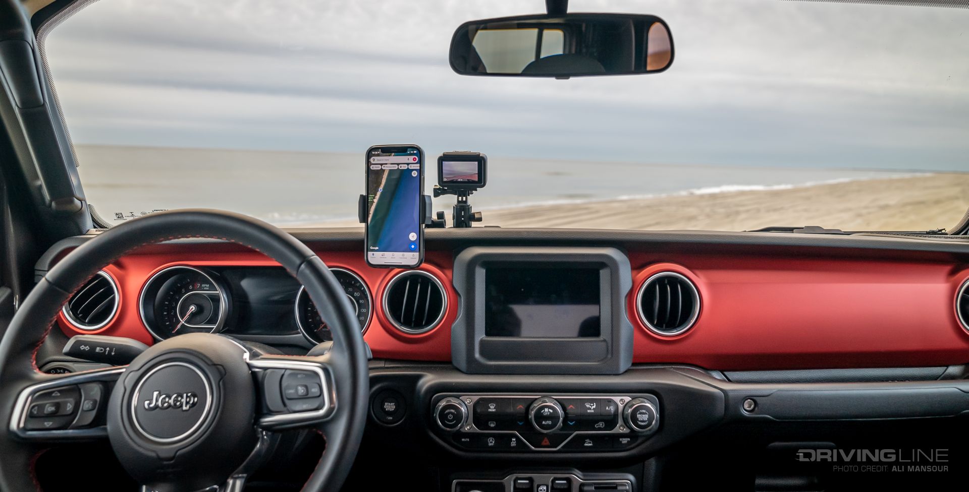 2020 Jeep Gladiator Rubicon Build interior and dashboard