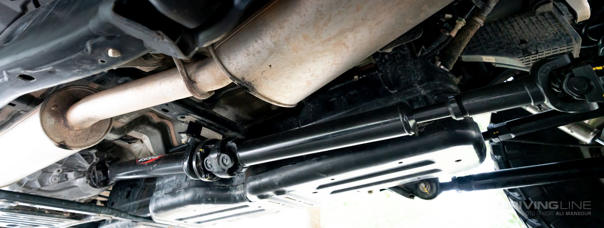 2020 Jeep Gladiator Rubicon Build on 40s JE Reel driveshaft detail