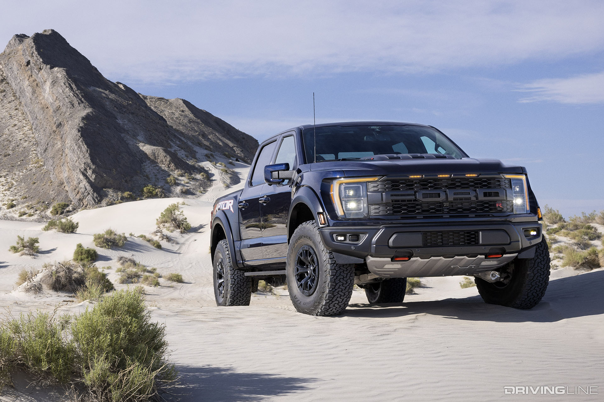 Ford Raptor R Black Front View