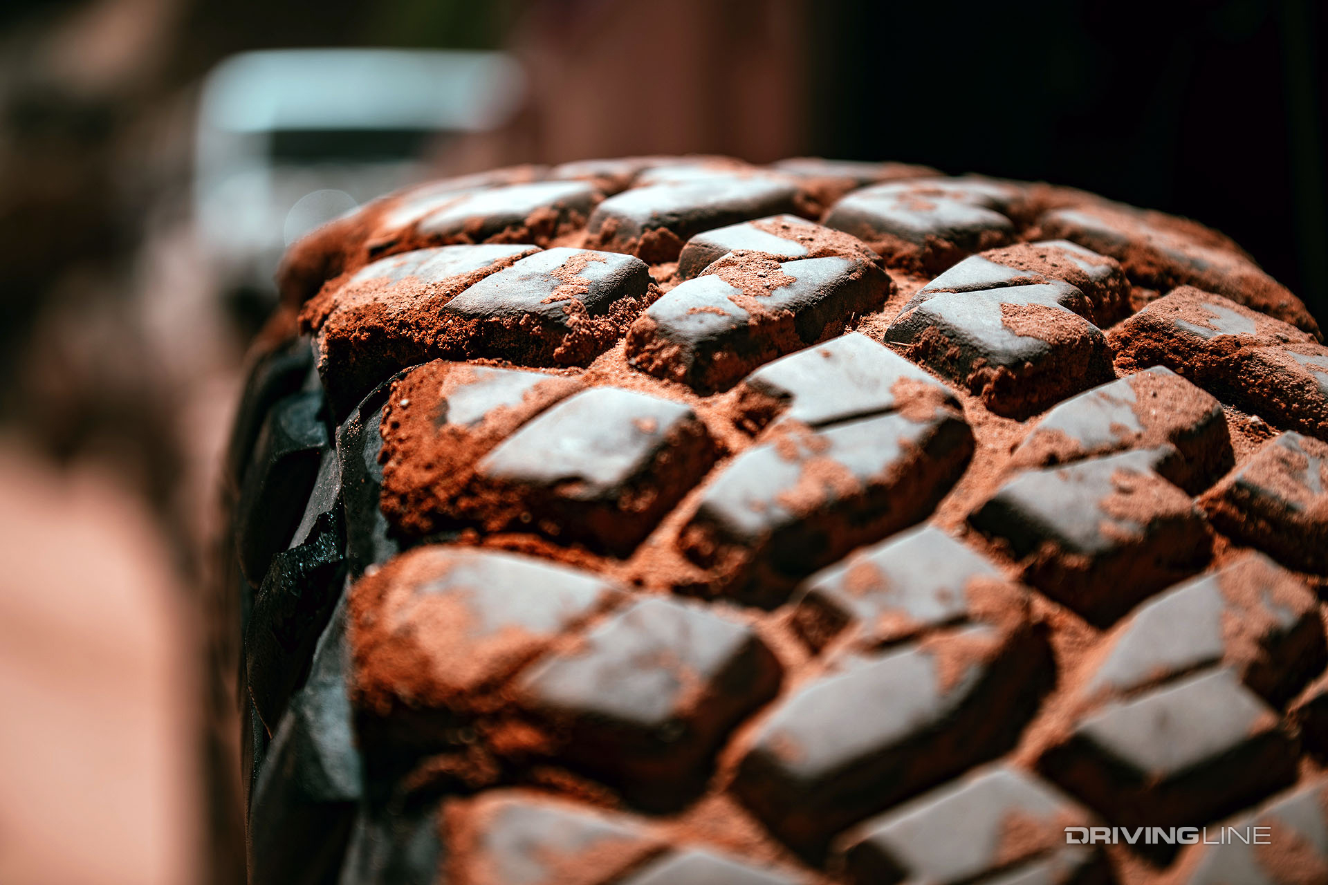 nitto trail grappler tread close up in the mud