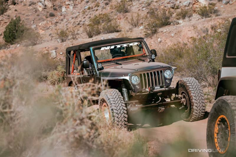 carbon off road jeep at rattlesnake gulch on nitto tires