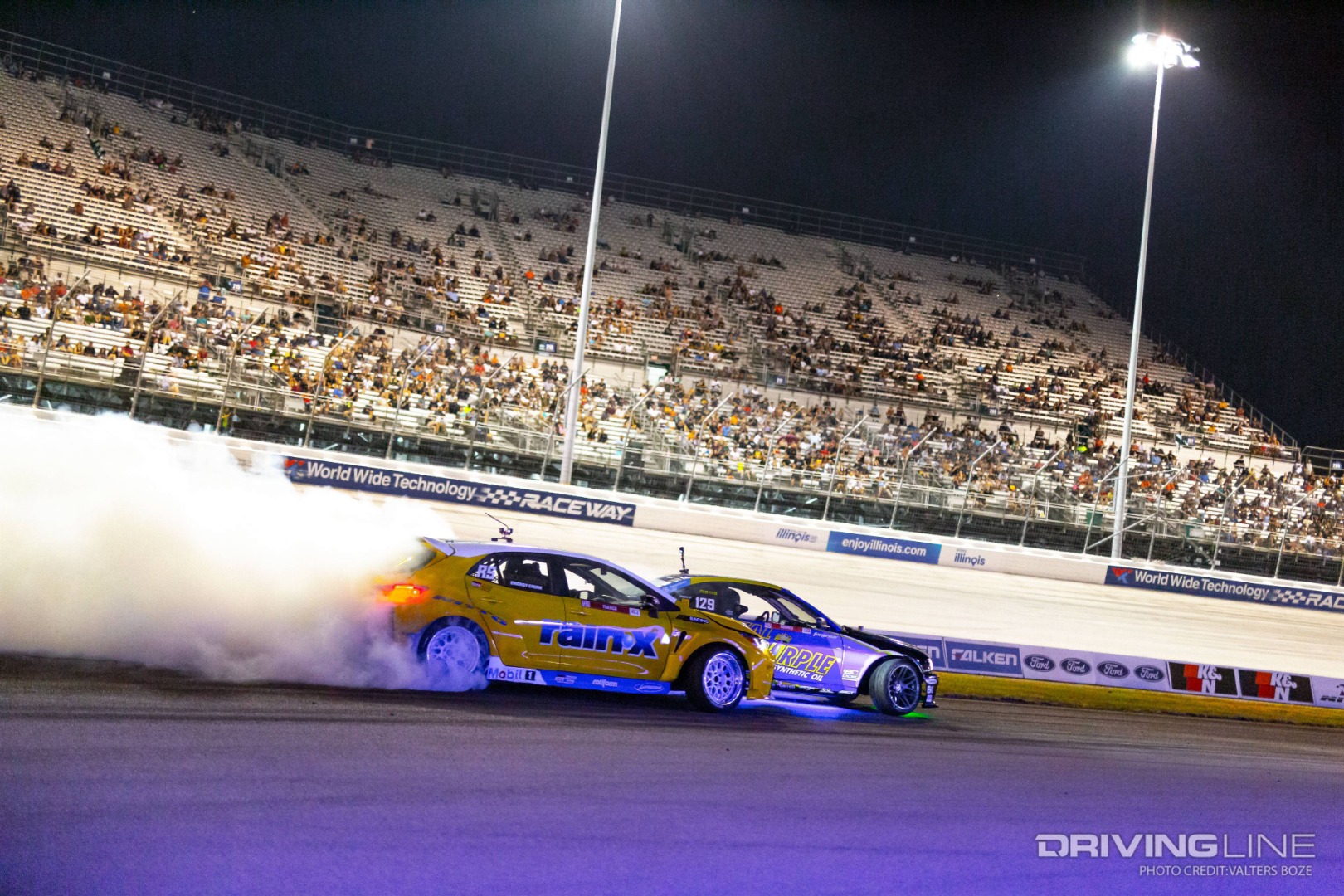 Ryn Tuerck vs Dylan Hughes at Formula Drift St. Louis 2022