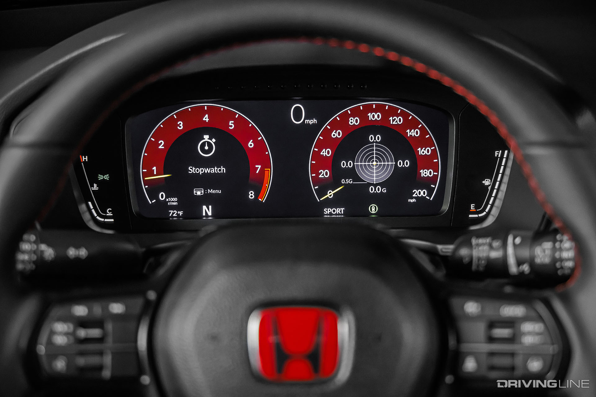 2023 Honda Civic Type R Gauge Cluster