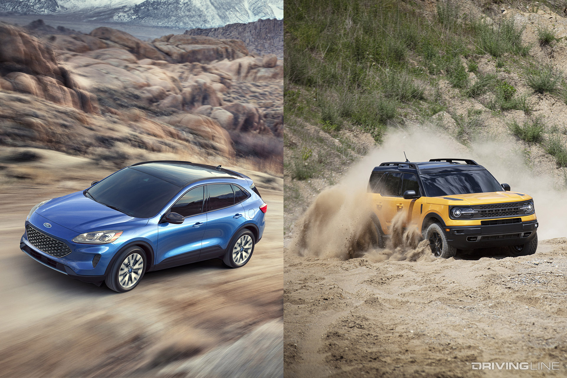 Ford Escape vs Ford Bronco Sport Lead Image