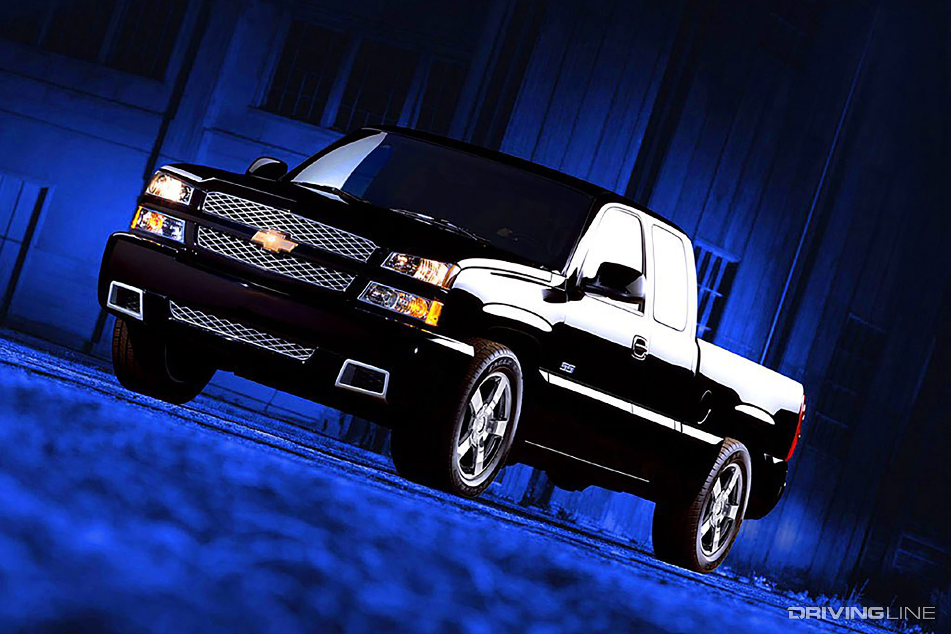 Chevy SIlverado SS Black Front View