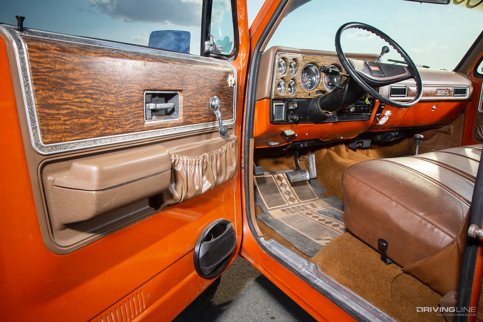 Interior of Todd Carpenter's '76 Chevy Suburban