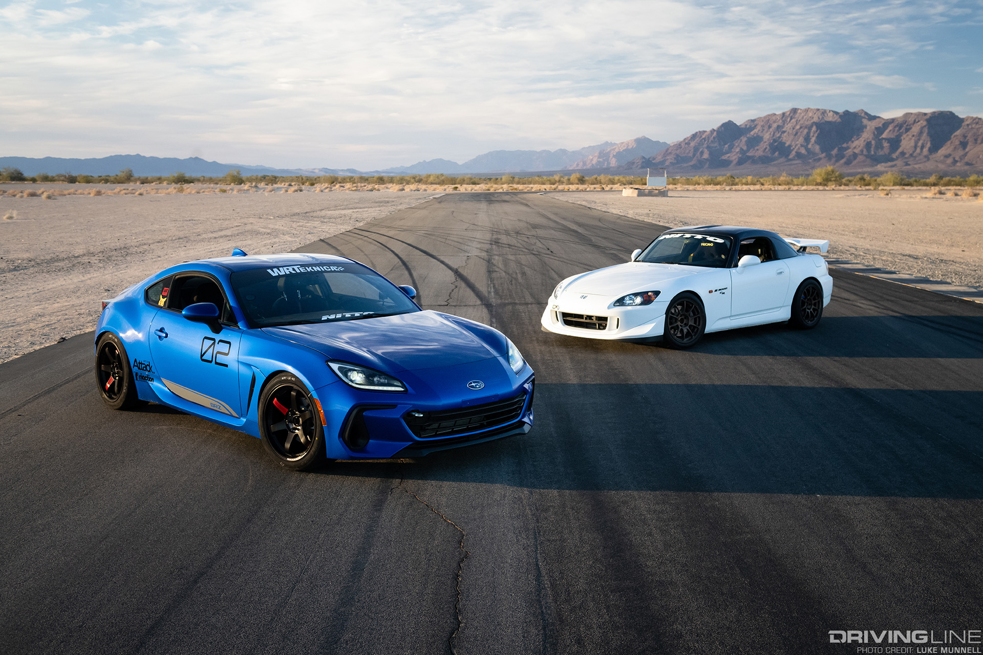 subaru brz racing honda s2000 cr on nitto NT01 tires