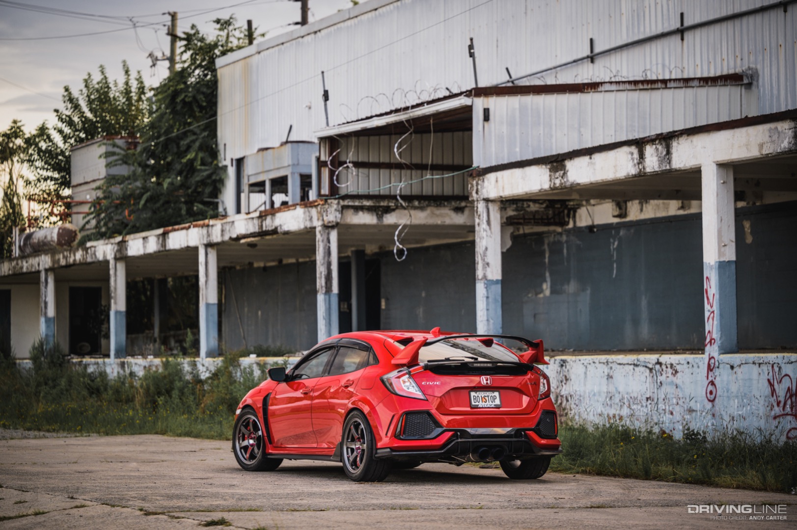 Honda Civic Type R on Nitto NT555 RII rear shot