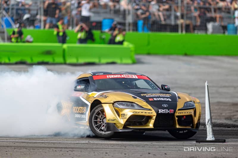 Fredric Aasbo drifting on Nitto NT555 G2 tires