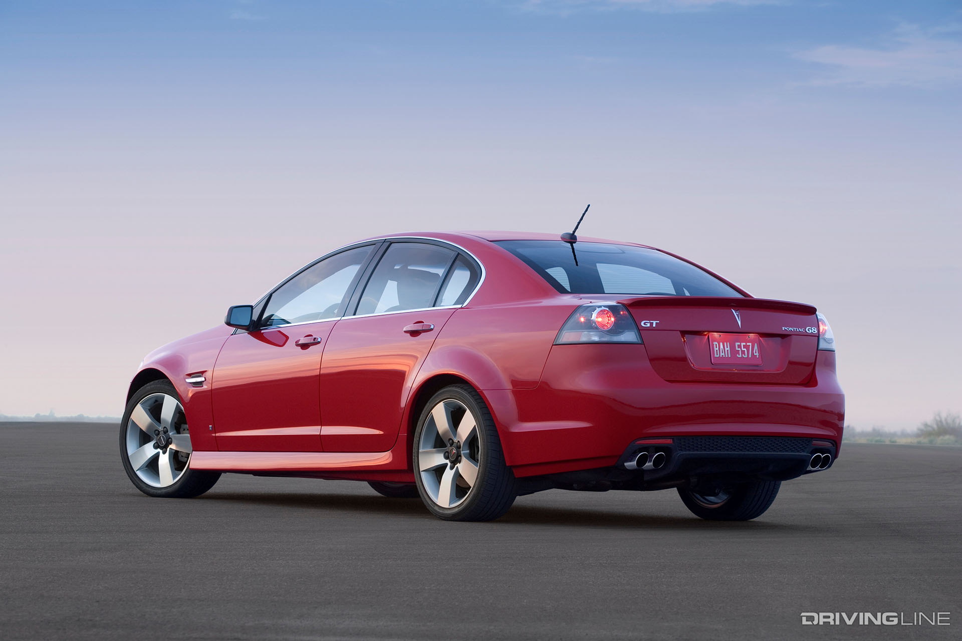 2008 Pontiac G8 GT Red Rear View