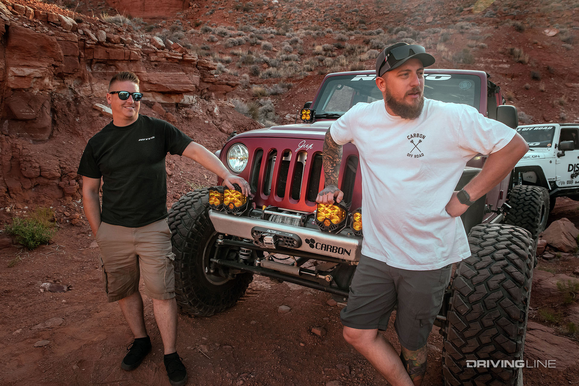 jeeps off roading on nitto trail grapplers at queens court