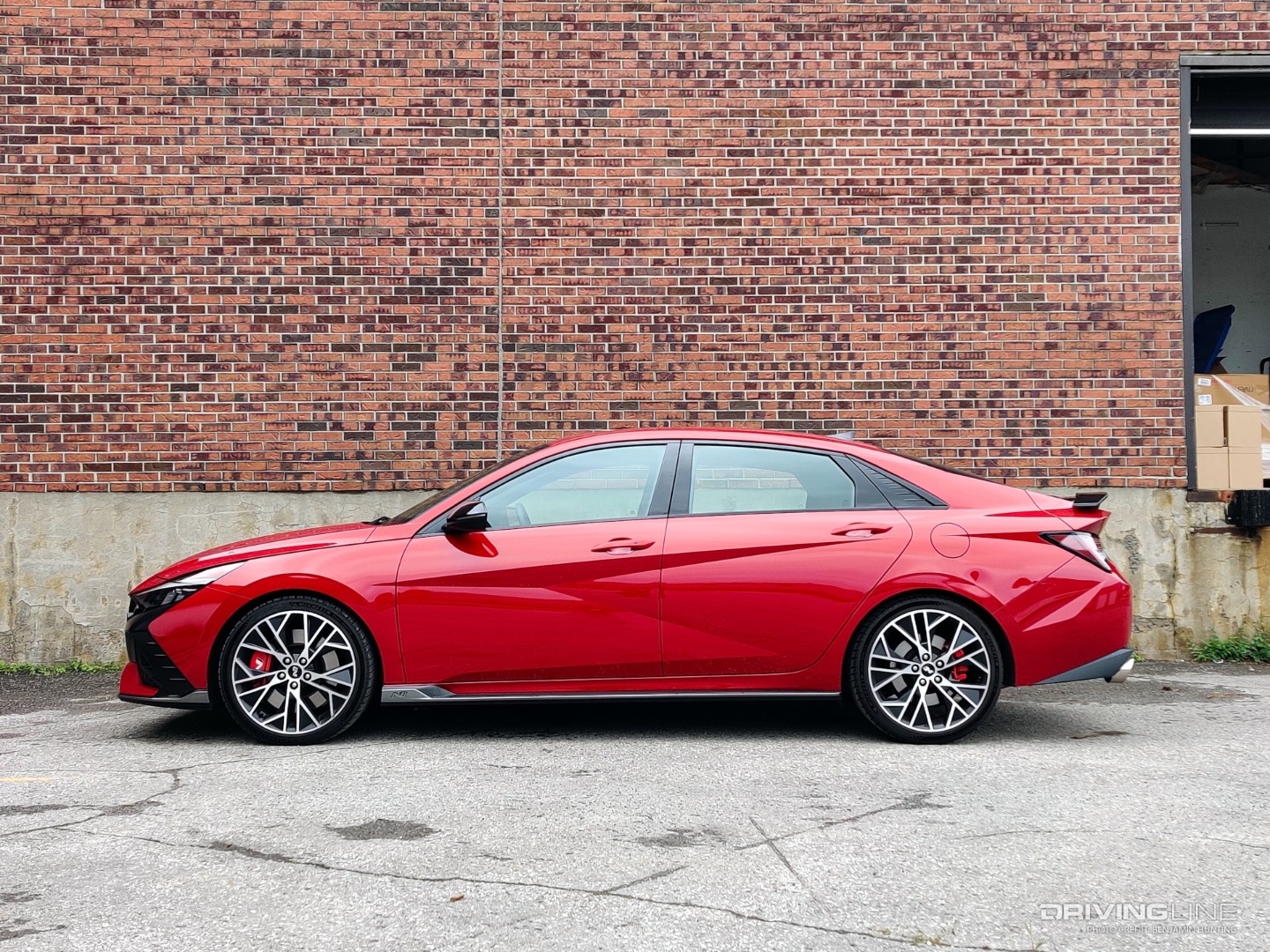 2022 Hyundai Elantra N side view