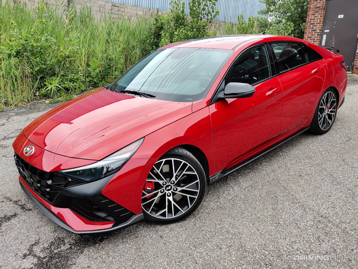 2022 Hyundai Elantra N front 3/4 view