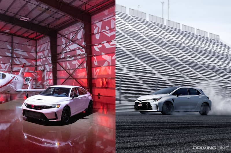 2023 Honda Civic Type R vs Toyota GR Corolla