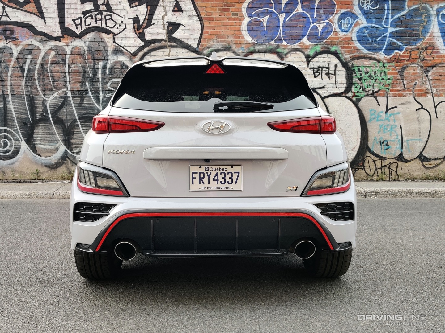 2022 Hyundai Kona N rear view
