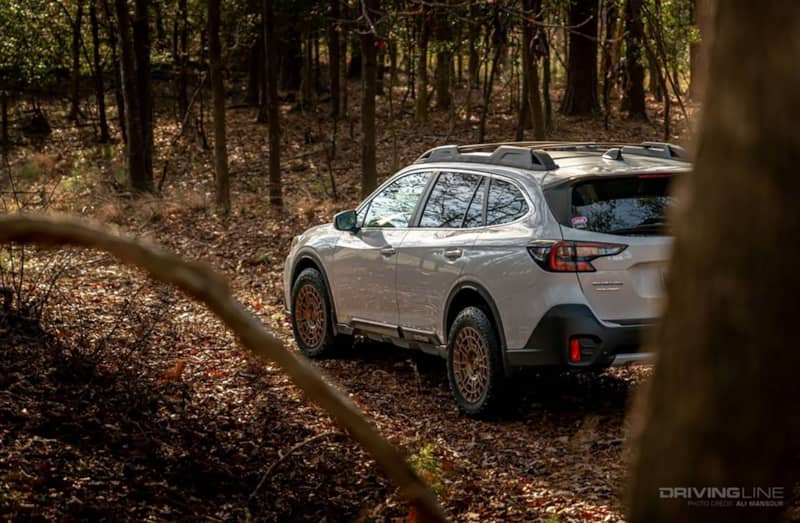 Subaru Outback on Nitto Nomad Grappler tires