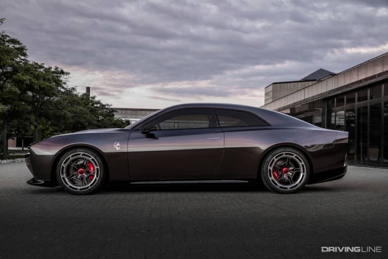 Dodge Charger EV Concept Side View