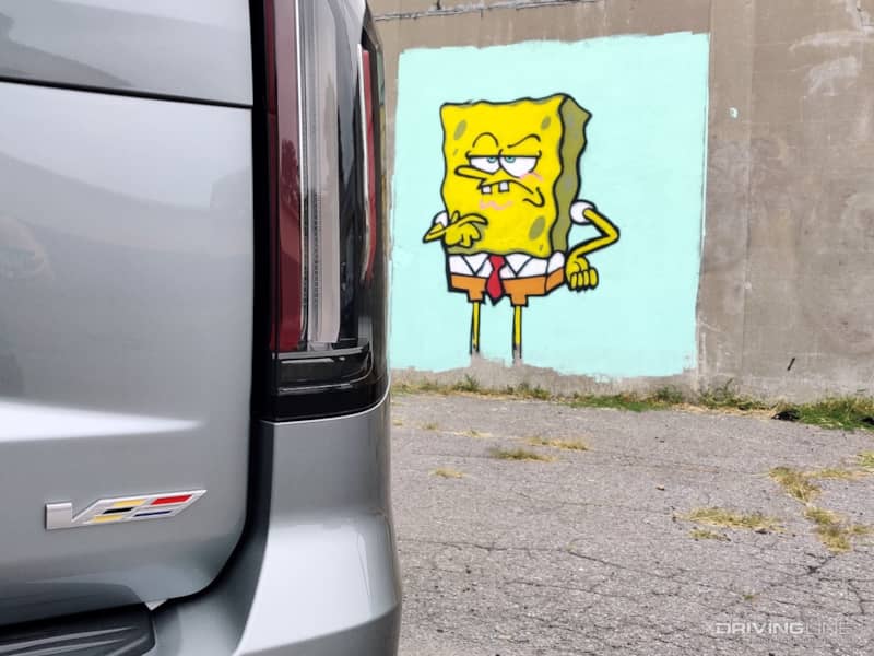 2023 Cadillac Escalade-V cargo lid badge